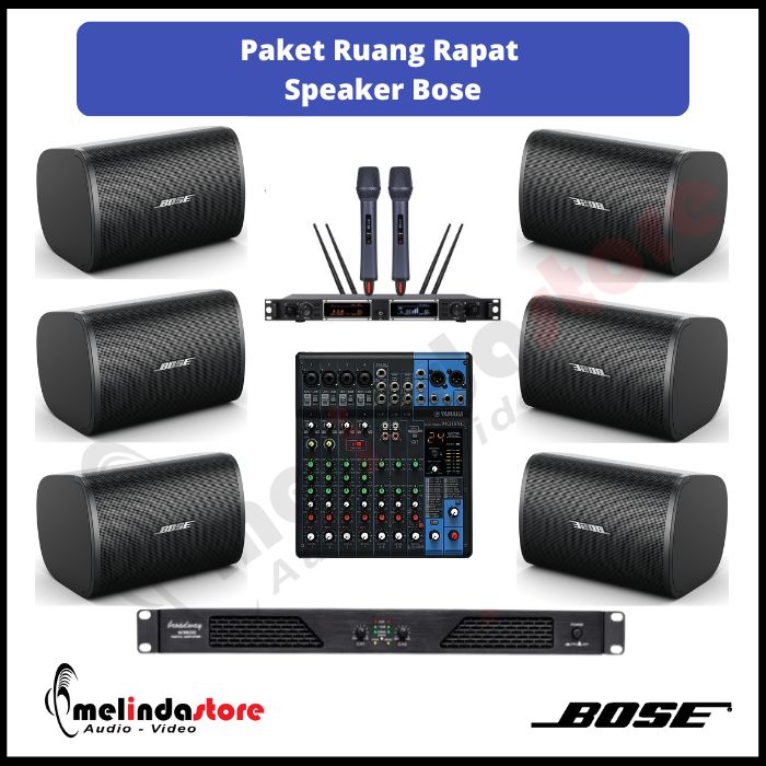 Paket Sound System Ruang Rapat Speaker Bose DM6SE | 6 Speaker Paket Sound System Ruang Rapat Speaker Bose DM6SE | 6 Speaker